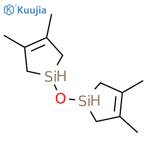 Silacyclopent-3-ene, 1,1'-oxybis[3,4-dimethyl- structure
