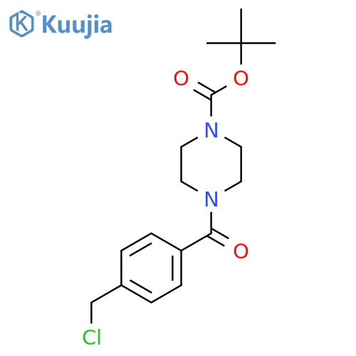 1-Tert-Butoxycarbonyl-4-(4-chloromethylbenzoyl)piperazine structure