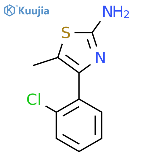 4-(2-Chlorophenyl)-5-methylthiazol-2-ylamine structure