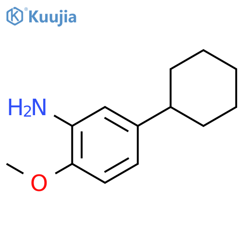 5-Cyclohexyl-O-anisidine structure