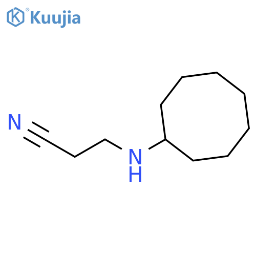 3-(Cyclooctylamino)propionitrile structure