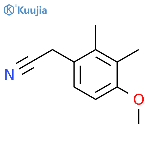 2,3-Dimethyl-4-methoxyphenylacetonitrile structure