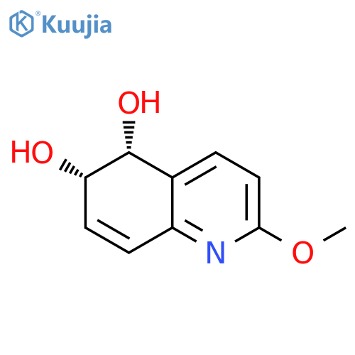 5,6-Quinolinediol, 5,6-dihydro-2-methoxy-, (5R,6S)- structure