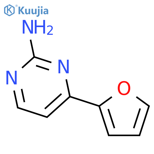 4-(2-Furyl)pyrimidin-2-amine structure