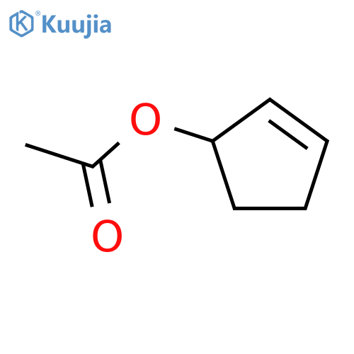 acetic acid, cyclopent-2-en-1-yl ester structure
