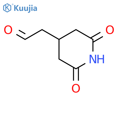 3-(Formylmethyl)glutarimide structure