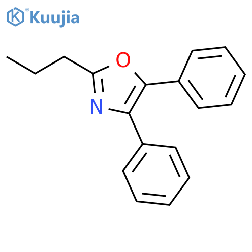 4,5-diphenyl-2-propylOxazole structure