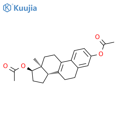 Estra-1,3,5(10),8-tetraene-3,17-diol, diacetate, (17a)- structure