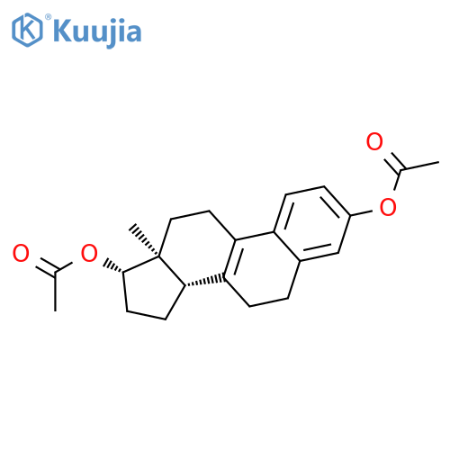 Estra-1,3,5(10),8-tetraene-3,17-diol, diacetate, (17b)- structure