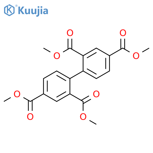 [1,1'-Biphenyl]-2,2',4,4'-tetracarboxylic acid, tetramethyl ester structure