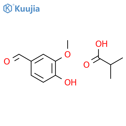 Vanillin isobutyrate structure
