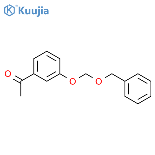 Ethanone, 1-[3-[(phenylmethoxy)methoxy]phenyl]- structure