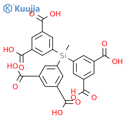 5,5',5''-(Methylsilanetriyl)triisophthalic acid structure