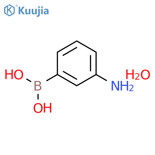 3-Aminophenylboronic acid monohydrate structure