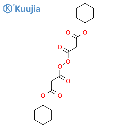 cyclohexyl 3-[3-(cyclohexoxy)-3-oxo-propanoyl]peroxy-3-oxo-propanoate structure