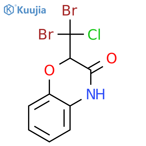 2H-1,4-Benzoxazin-3(4H)-one, 2-(dibromochloromethyl)- structure