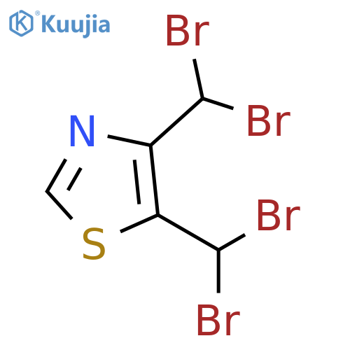 Thiazole, 4,5-bis(dibromomethyl)- structure