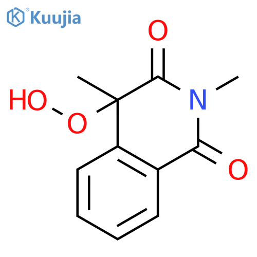 1,3(2H,4H)-Isoquinolinedione, 4-hydroperoxy-2,4-dimethyl- structure