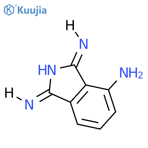 1H-Isoindol-4-amine, 2,3-dihydro-1,3-diimino-, (1E,3Z)- structure