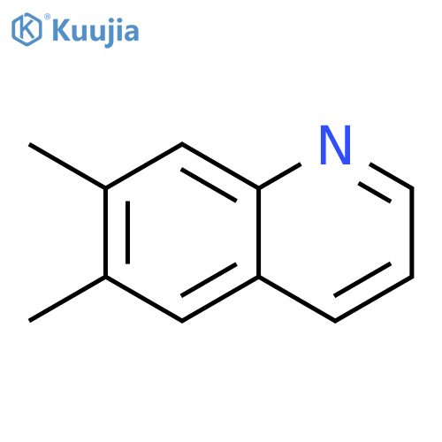 Quinoline,6,7-dimethyl- structure