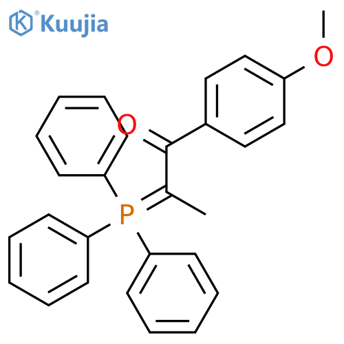 1-PROPANONE, 1-(4-METHOXYPHENYL)-2-(TRIPHENYLPHOSPHORANYLIDENE)- structure