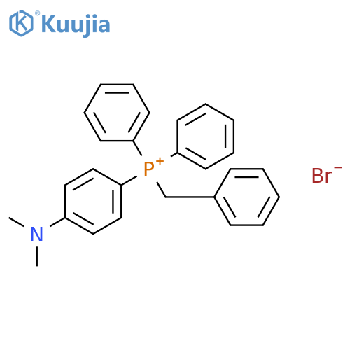 PHOSPHONIUM, [4-(DIMETHYLAMINO)PHENYL]DIPHENYL(PHENYLMETHYL)-, BROMIDE structure