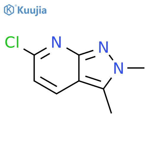 6-chloro-2,3-dimethyl-2H-pyrazolo[3,4-b]pyridine structure