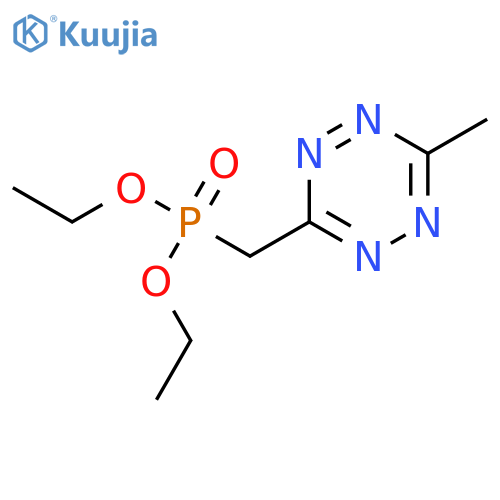 Diethyl ((6-methyl-1,2,4,5-tetrazin-3-yl)methyl)phosphonate structure