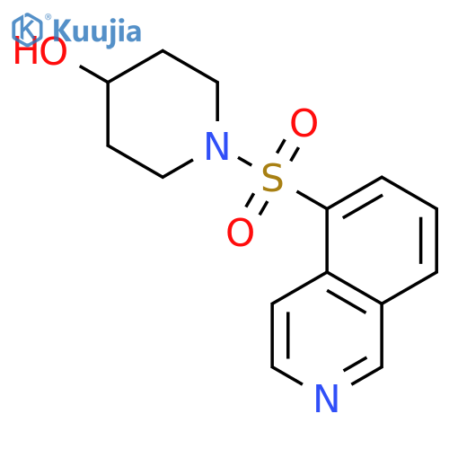 4-Piperidinol, 1-(5-isoquinolinylsulfonyl)- structure