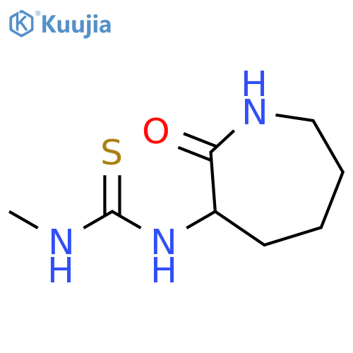 Thiourea, N-(hexahydro-2-oxo-1H-azepin-3-yl)-N'-methyl- structure