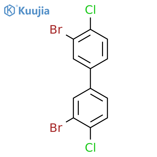 1,1'-Biphenyl, 3,3'-dibromo-4,4'-dichloro- structure