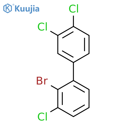 1,1'-Biphenyl, 2-bromo-3,3',4'-trichloro- structure