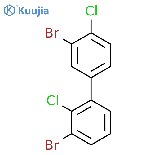 1,1'-Biphenyl, 3,3'-dibromo-2,4'-dichloro- structure
