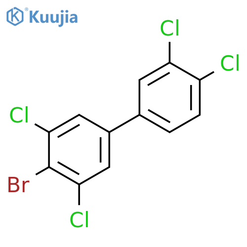 1,1'-Biphenyl, 4-bromo-3,3',4',5-tetrachloro- structure
