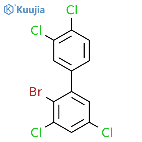 1,1'-Biphenyl, 2-bromo-3,3',4',5-tetrachloro- structure