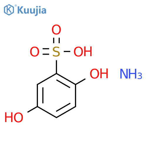 Benzenesulfonic acid,2,5-dihydroxy-, ammonium salt (1:1) structure