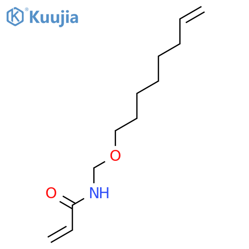 2-Propenamide, N-[(7-octenyloxy)methyl]- structure