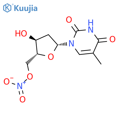 Thymidine, 5'-nitrate structure