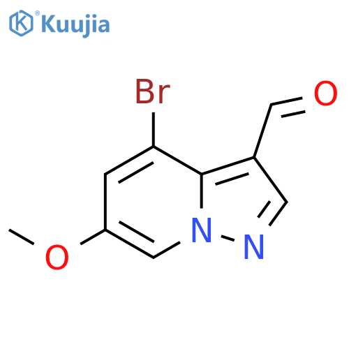 4-Bromo-6-methoxypyrazolo[1,5-a]pyridine-3-carbaldehyde structure