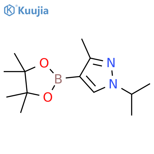 3-Methyl-1-(propan-2-yl)-4-(tetramethyl-1,3,2-dioxaborolan-2-yl)-1h-pyrazole structure