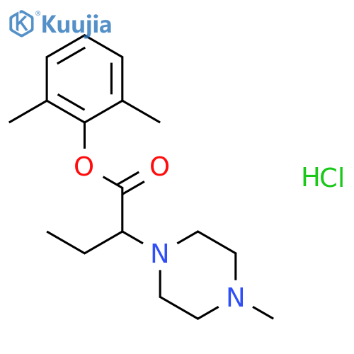 2,6-dimethylphenyl 2-(4-methylpiperazin-1-yl)butanoate hydrochloride (1:1) structure