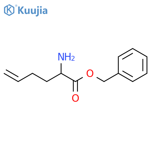 5-Hexenoic acid, 2-amino-, phenylmethyl ester structure