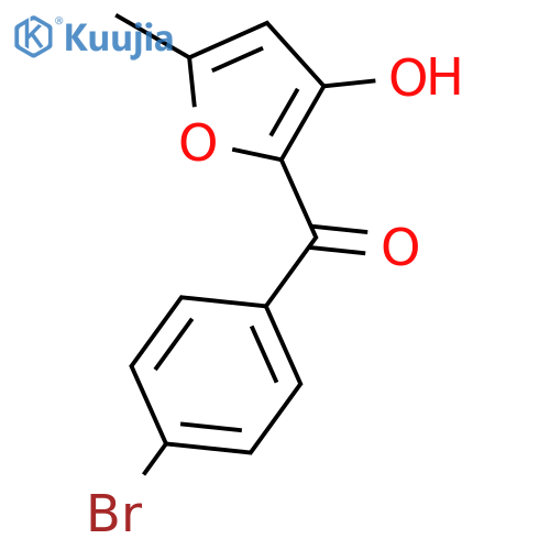 Methanone, (4-bromophenyl)(3-hydroxy-5-methyl-2-furanyl)- structure
