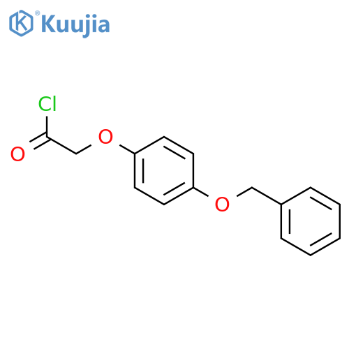 2-4-(Phenylmethoxy)phenoxyacetyl chloride structure