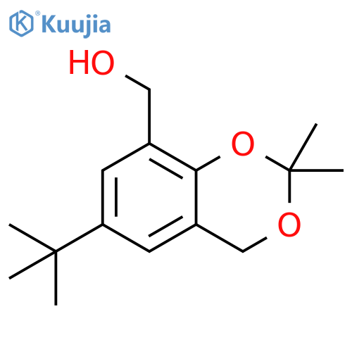 4H-1,3-Benzodioxin-8-methanol, 6-(1,1-dimethylethyl)-2,2-dimethyl- structure
