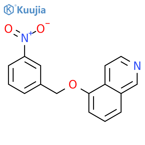 Isoquinoline, 5-[(3-nitrophenyl)methoxy]- structure