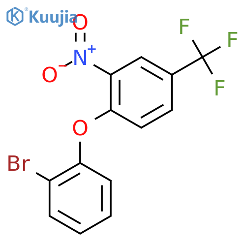 1-(2-Bromophenoxy)-2-nitro-4-(trifluoromethyl)benzene structure