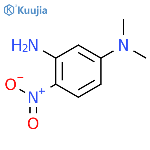 3-Amino-N,N-dimethyl-4-nitroaniline structure
