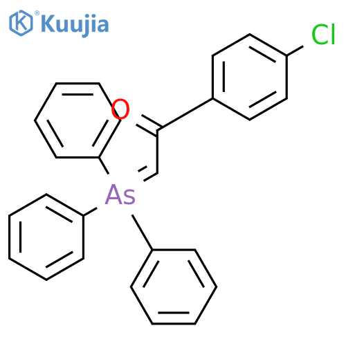 ETHANONE, 1-(4-CHLOROPHENYL)-2-(TRIPHENYLARSORANYLIDENE)- structure