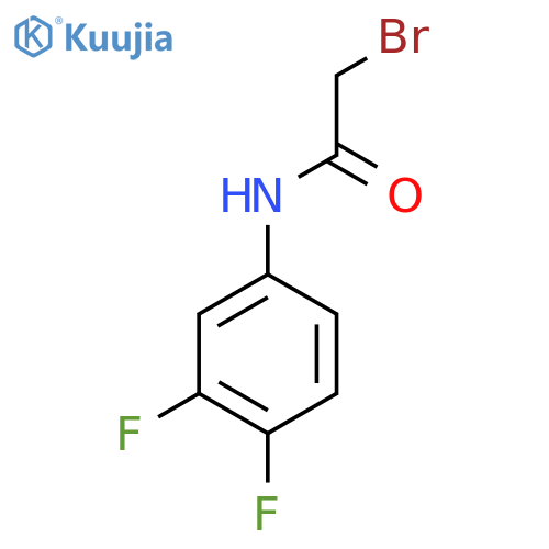 2-Bromo-N-(3,4-difluorophenyl)acetamide structure